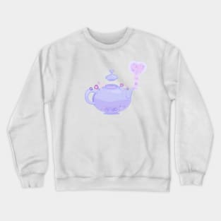 Floral Teapot Crewneck Sweatshirt